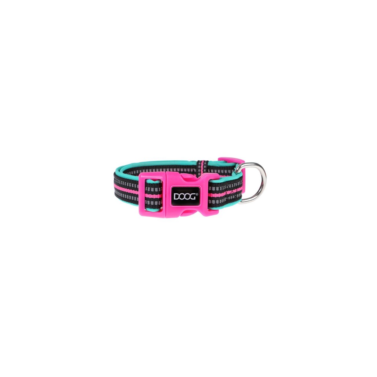 DOOG Neoprene Dog Collar RIN TIN TIN (Neon) XS