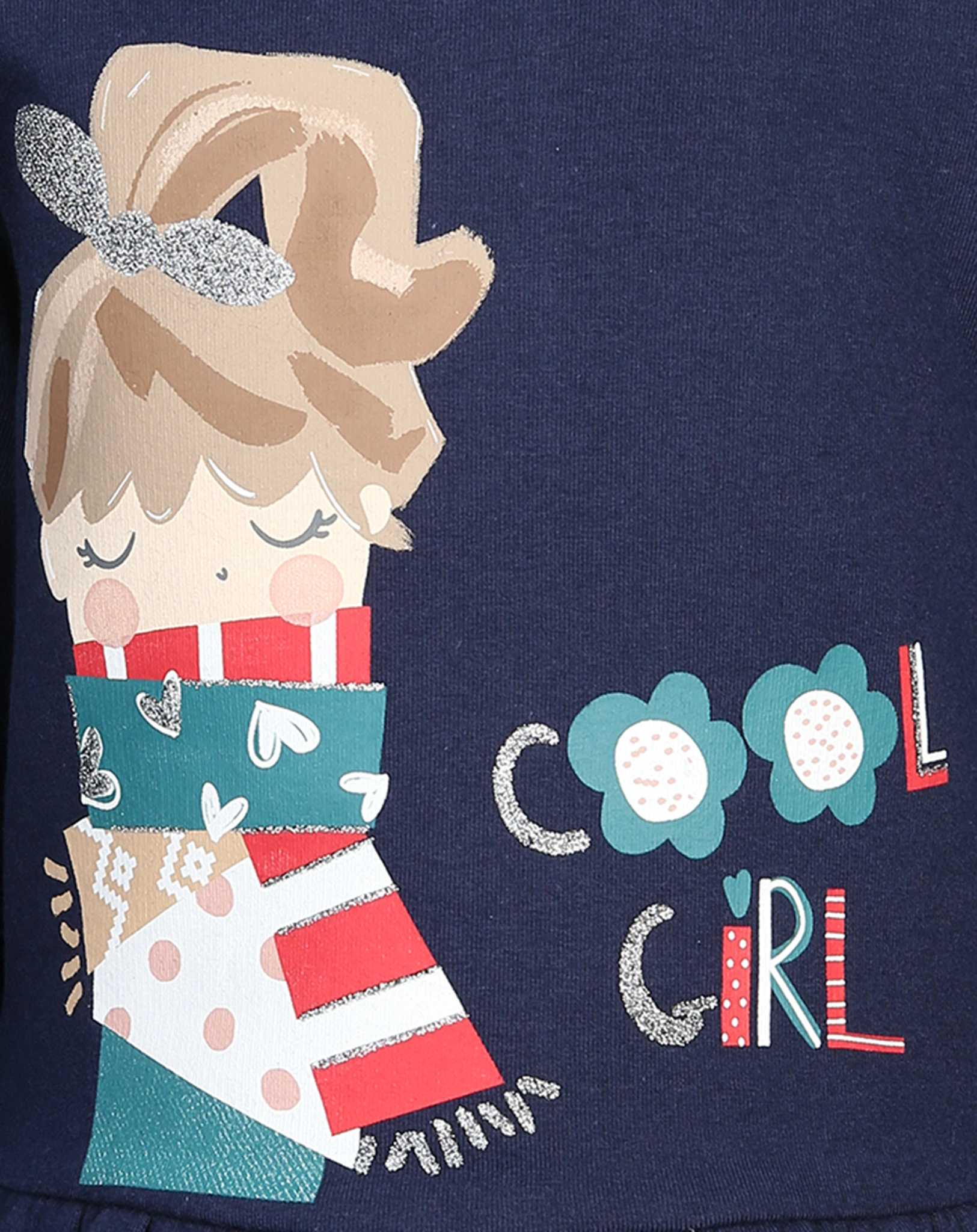 Sweatkleid COOL GIRL in dark navy