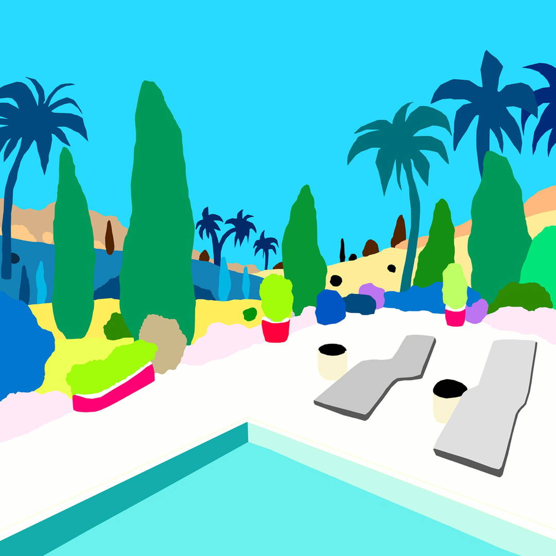 By the pool by Alejos Lorenzo Vergara - Limited Edition. Edition of: 150. Signed.