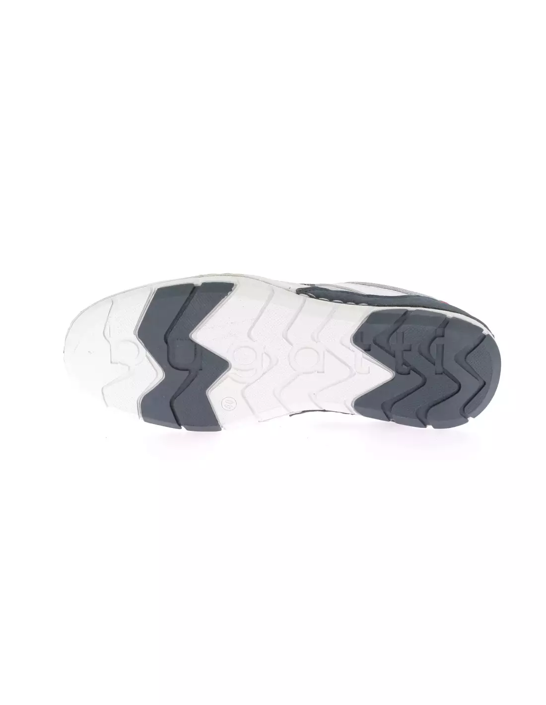 BUGATTI SANDSTONE - Baskets WHITE/BLUE