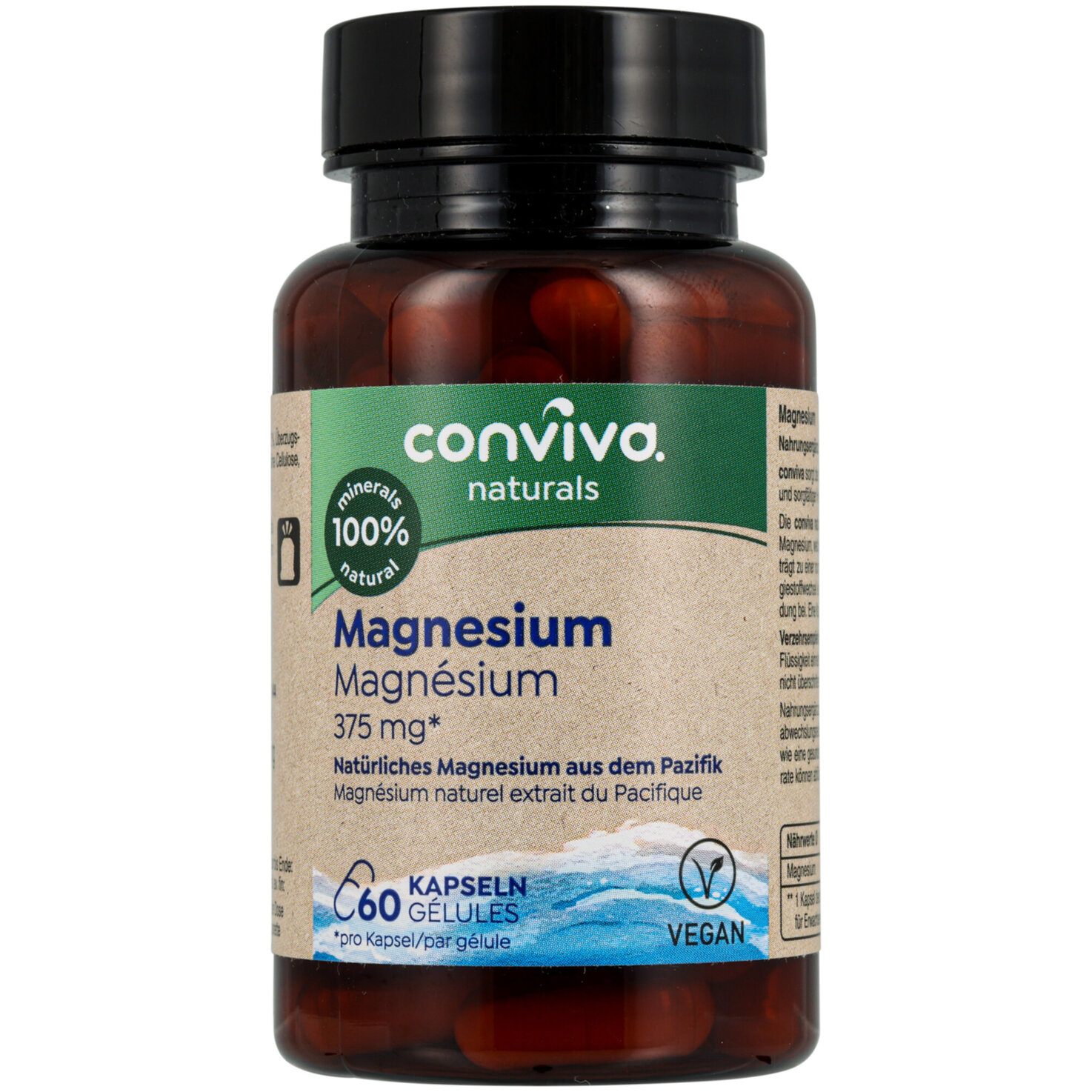 conviva naturals Magnesium Kapseln 60 Stück