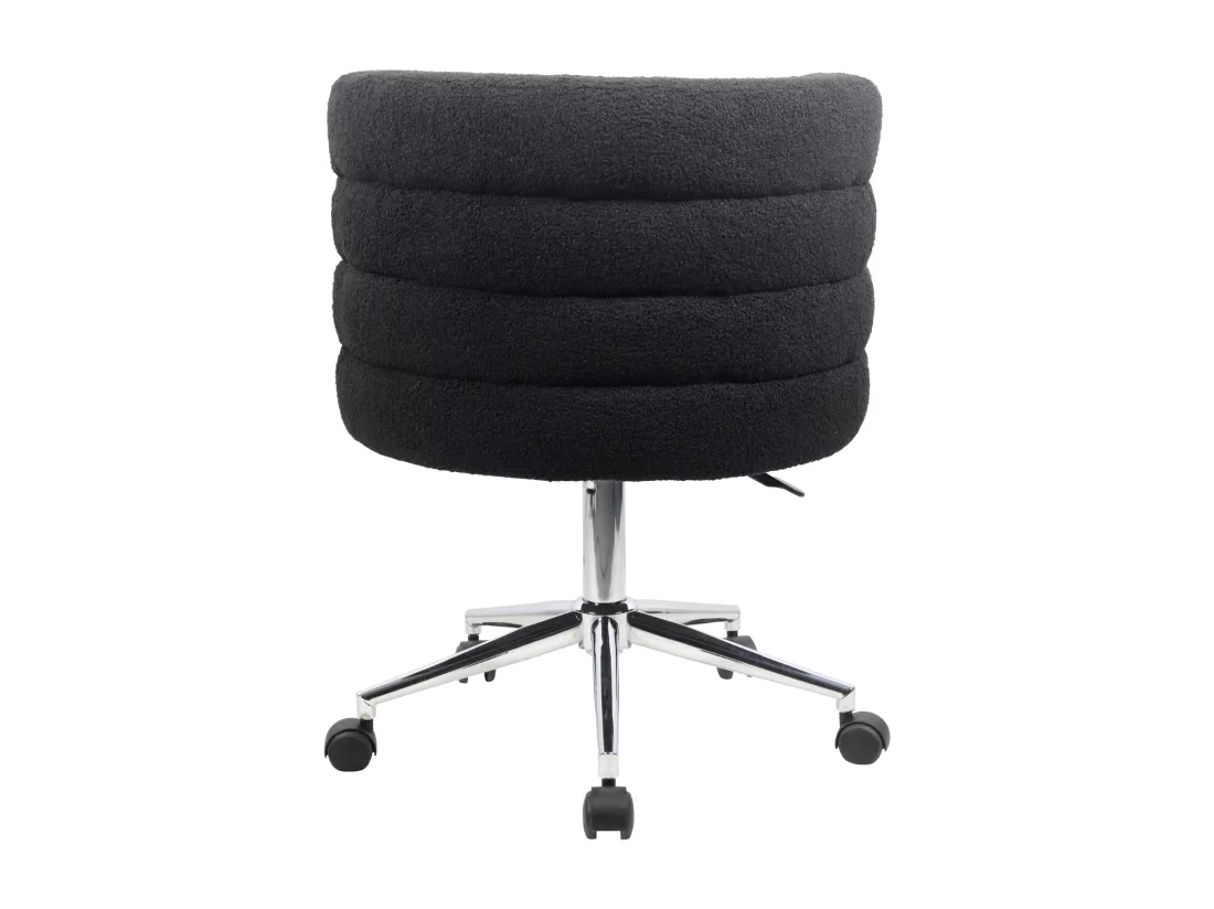 Chaise de bureau réglable en hauteur avec roulettes