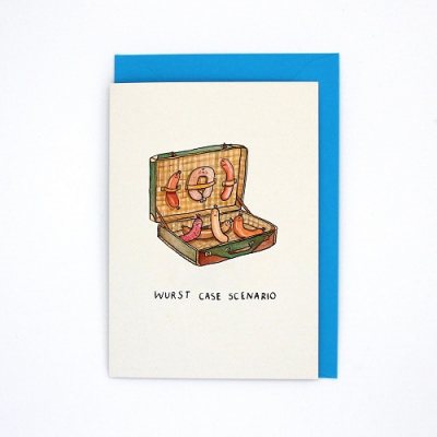 Wurst Case Scenario Greetings Card