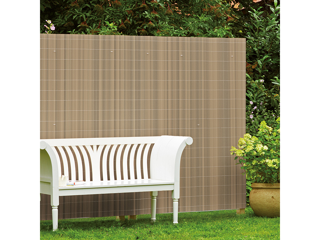 Videx 180 x 300 cm PVC balkonscherm - Light Brown