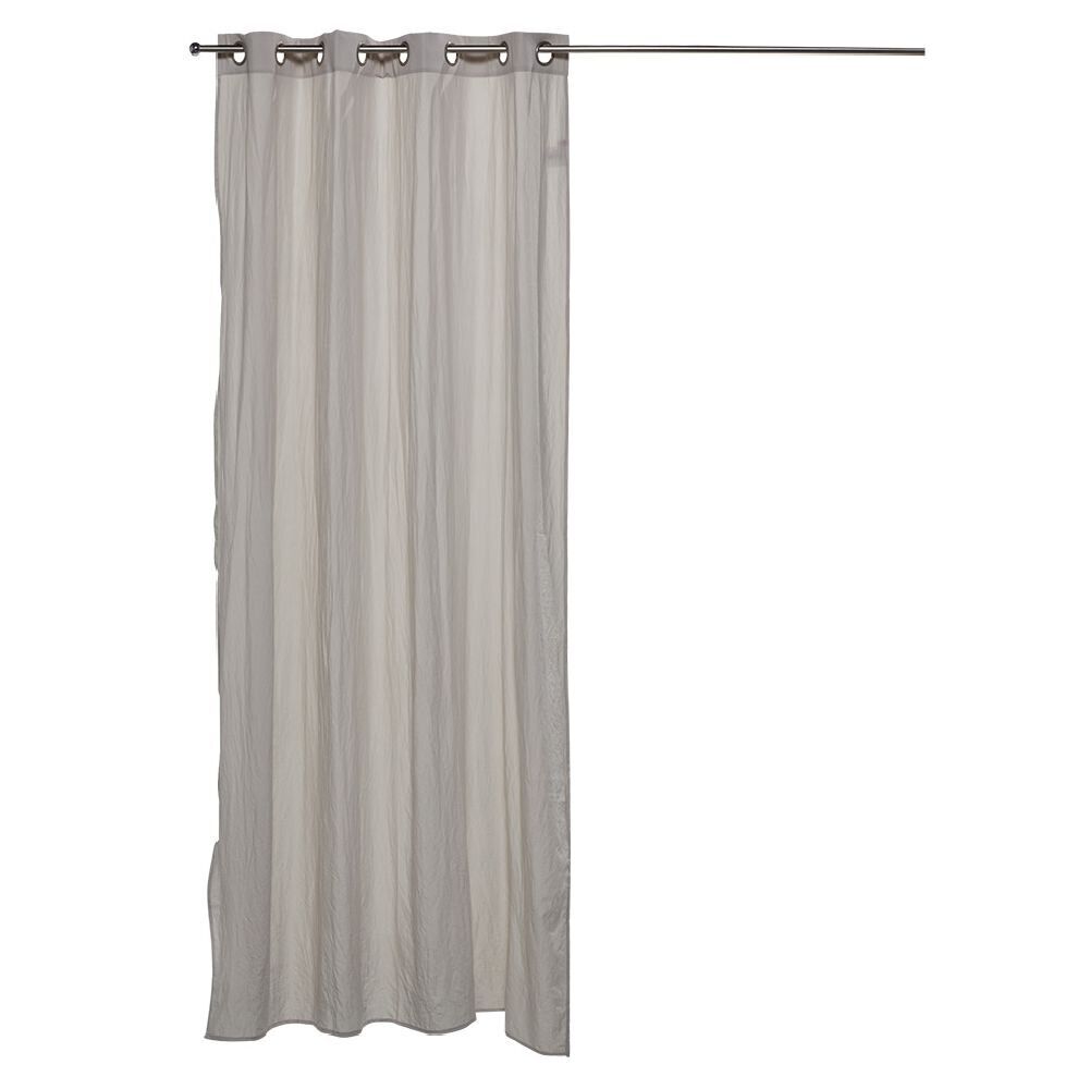 Rideau effet lavé 240x140cm polyester blanc