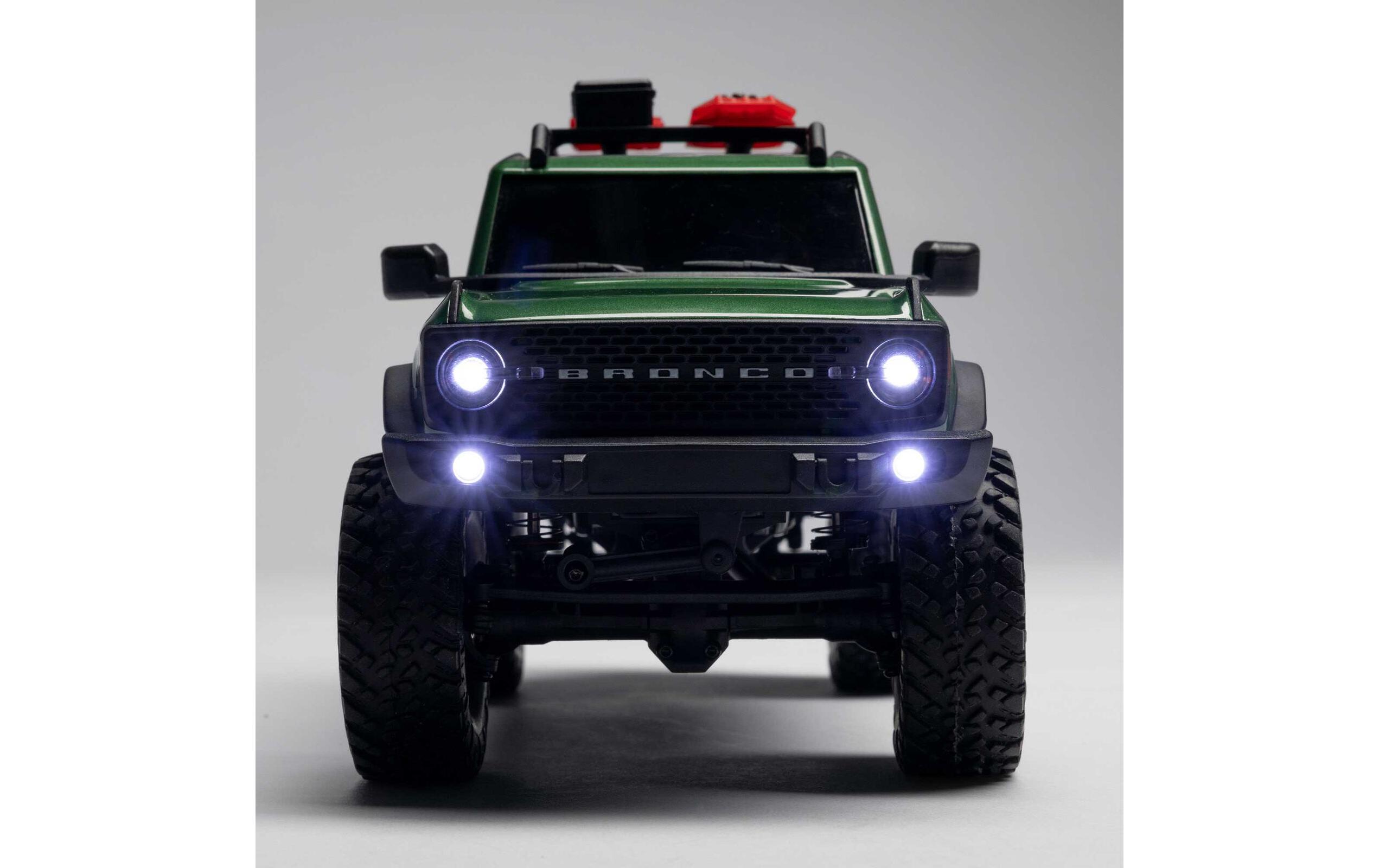 Rock Crawler SCX24 Ford Bronco, Grün RTR, 1:24<br>4 x 4 RTR Brushed Rock Crawler