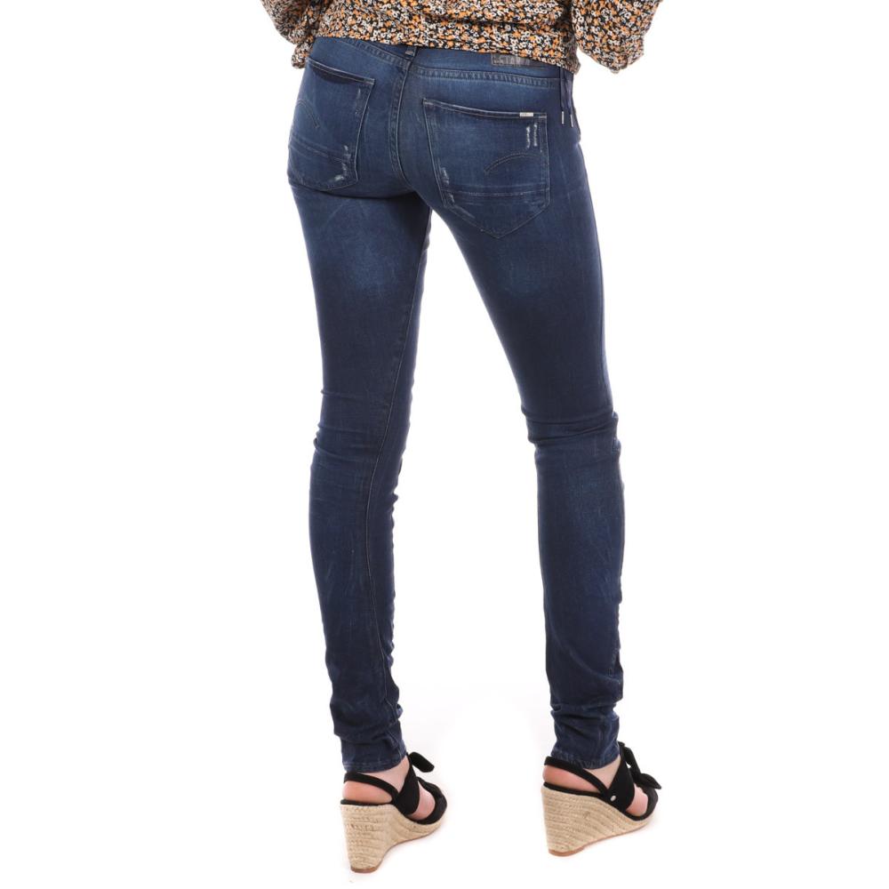 G-Star RAW Jean Slim Bleu Denim Femme G-Star Arc 3D