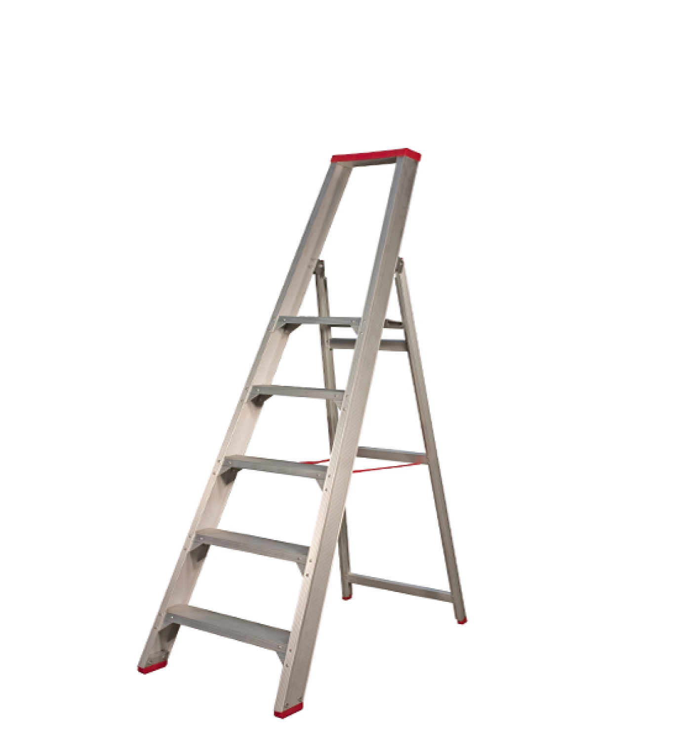 Little Jumbo 4741000105 SuperPRO Trap - Enkel - Aluminium - 5 treden - max. werkhoogte 3.20 m.