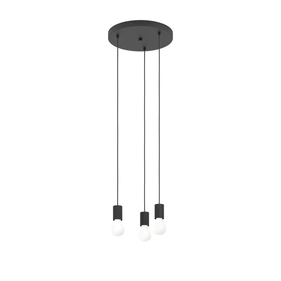EGLO Nogalte hanglamp - E27 - Ø35 cm - Rond - Zwart