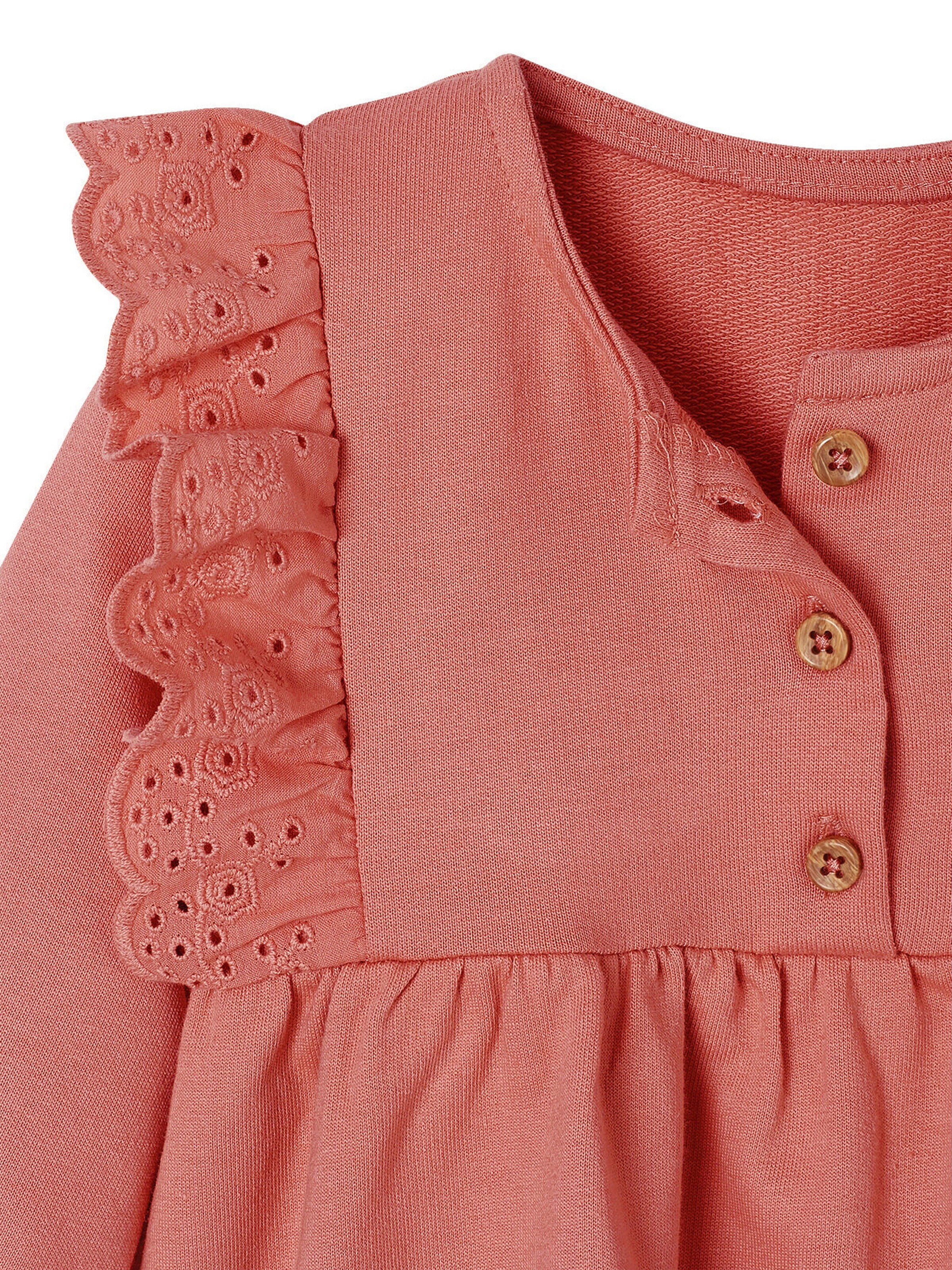 Vertbaudet Mädchen Baby Kleid rosa