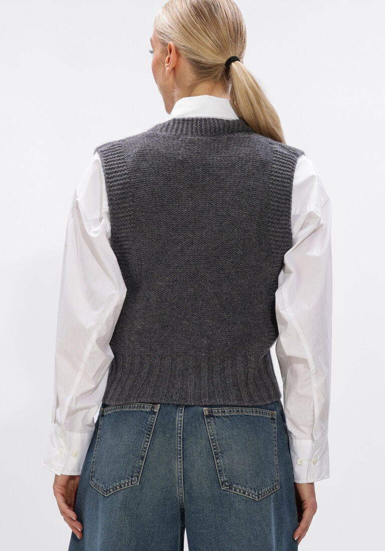 donkergrijze lisa yang spencer sallie vest