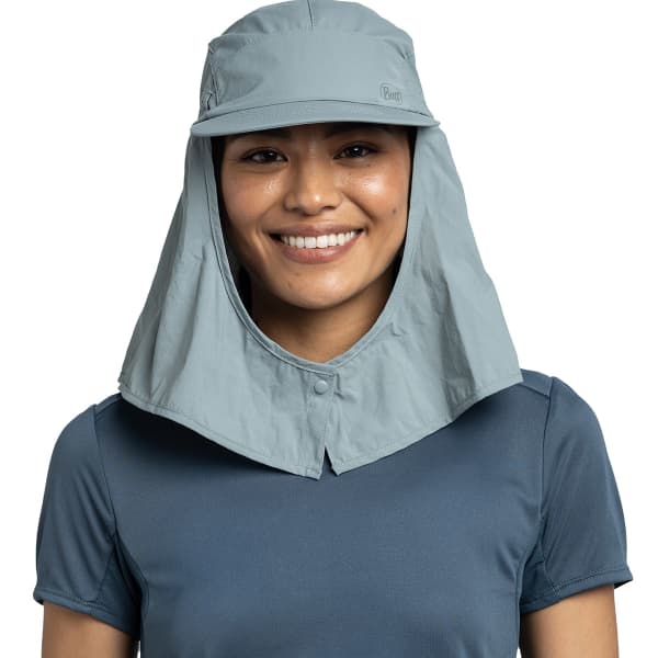 Casquette randonnée BUFF DESERT CAP SOLID FLINT