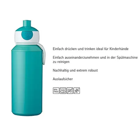 Mepal Trinkflasche Pop-up Campus 400 ml - Cars