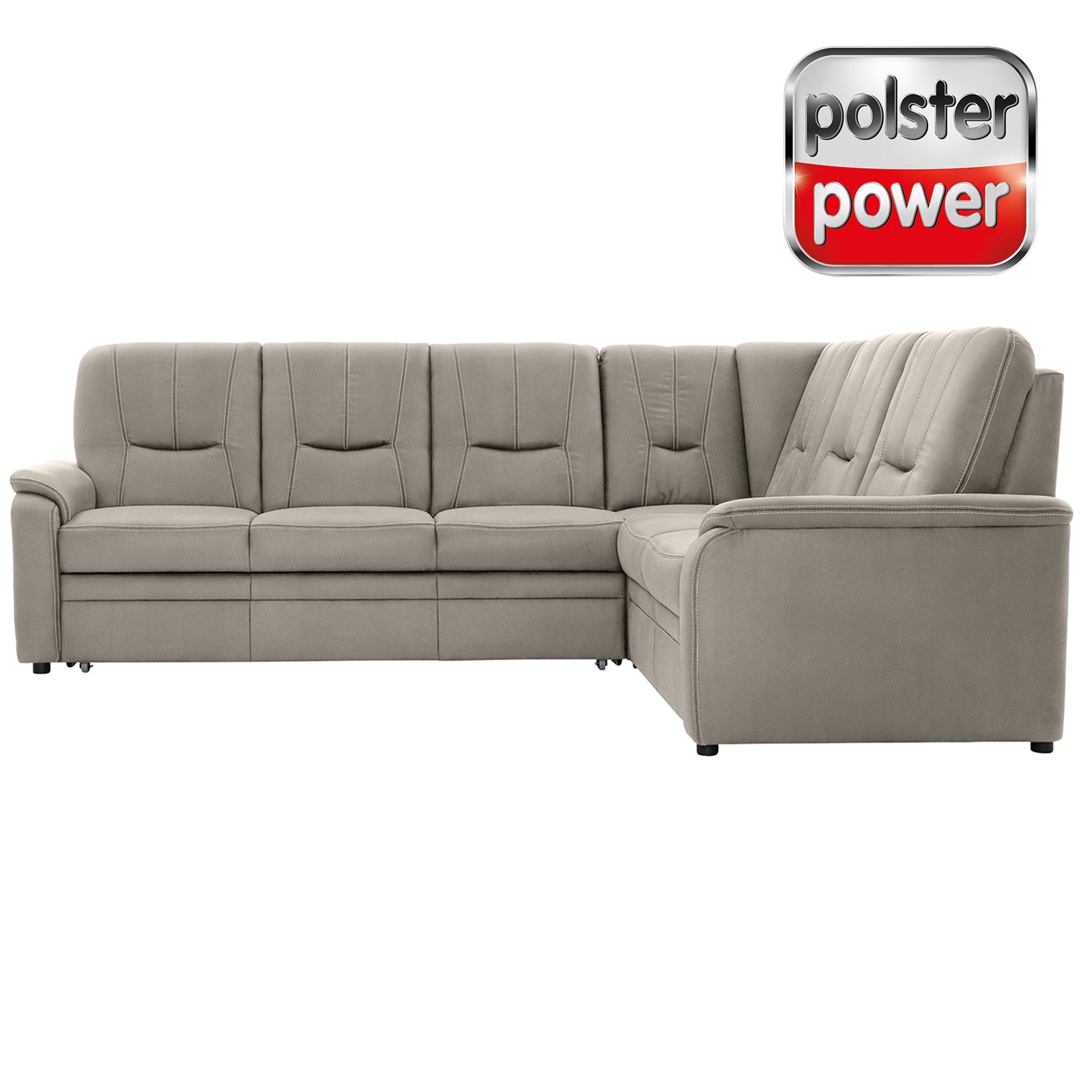 polsterpower Ecksofa - Holiday alu - Basismodell - rechts