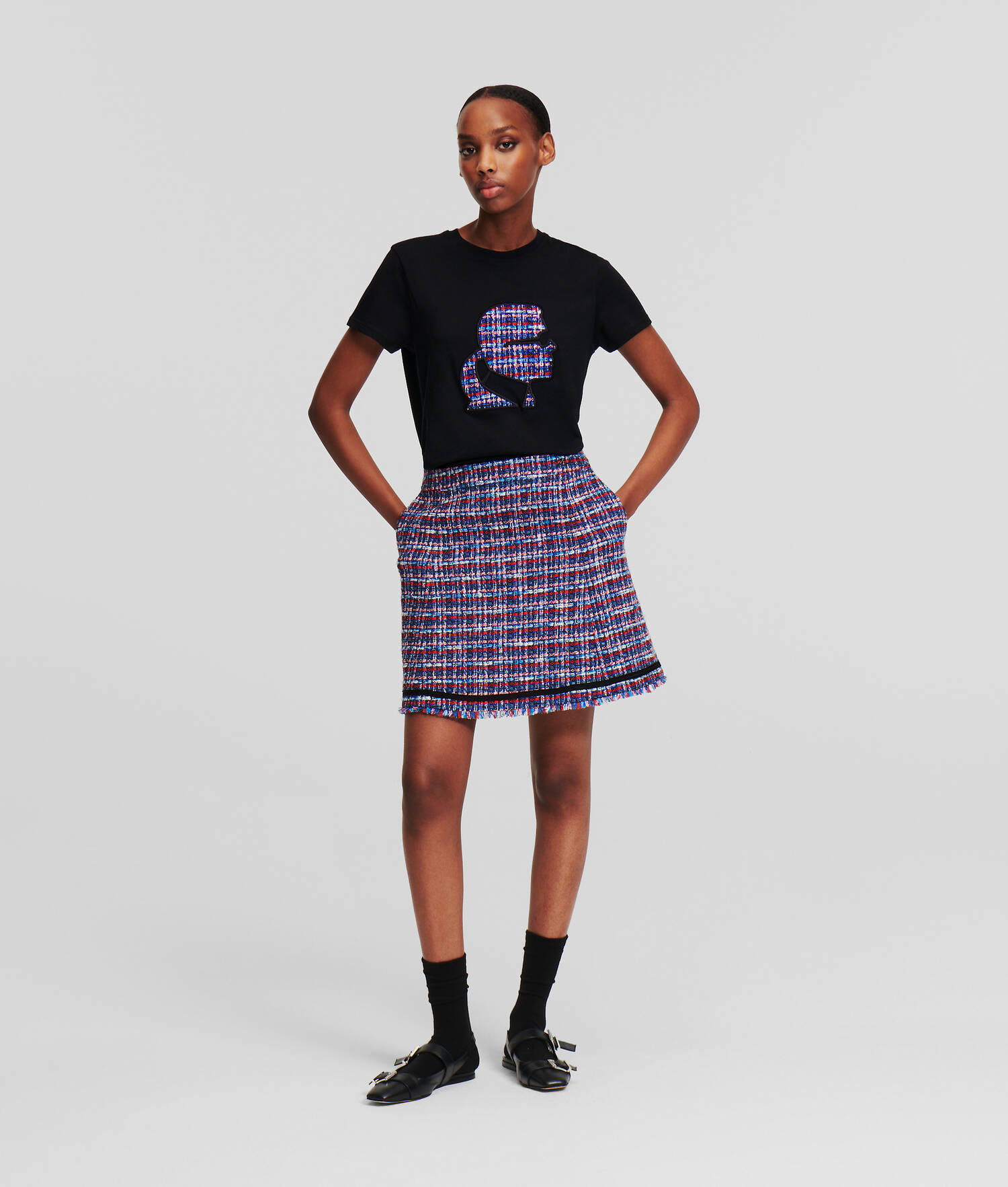 T-SHIRT KARL KAMEO EN BOUCLÉ
