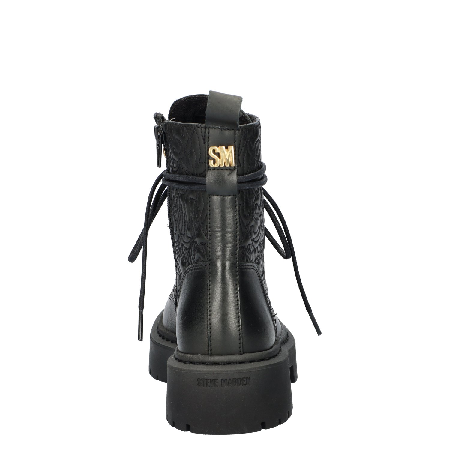Steve Madden Grazier dames veterboot Steve Madden Zwart