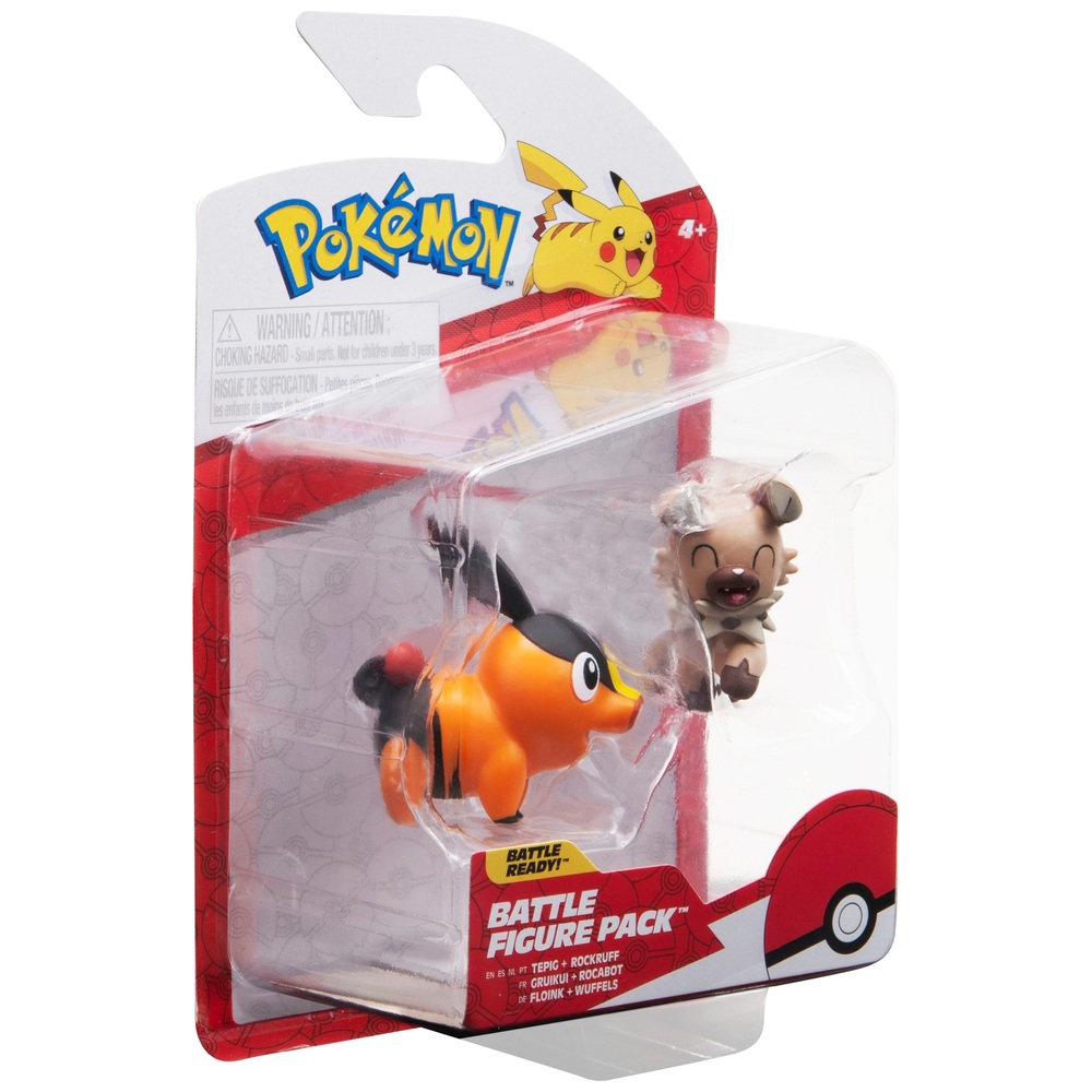 Pokémon-Kampffiguren-2er-Pack – Floink und Wuffels