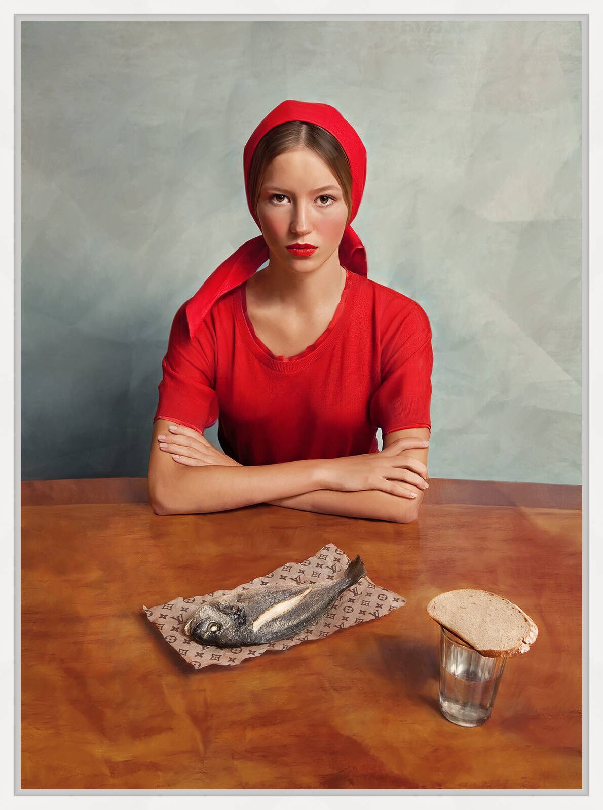Girl with a Fish by Andrey Yakovlev & Lili Aleeva - Open Edition.