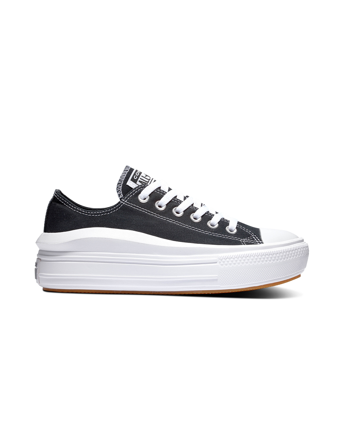 converse sneakers compensées basses femme ctas move ox noir