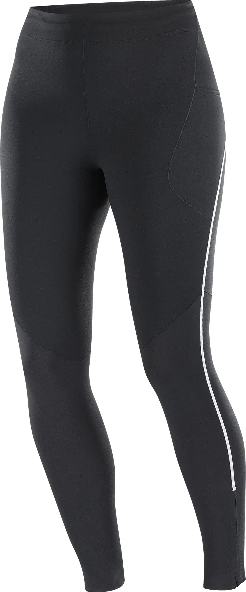 Salomon Women's Sense Aero Stow Tights Deep Black