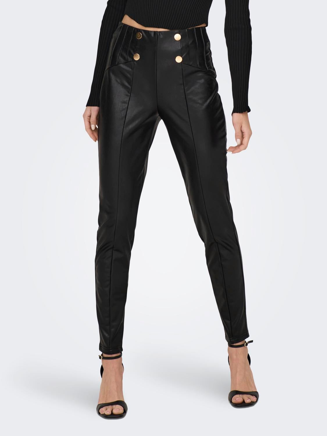 ONLLOLA Mittlere Taille Slim Fit Leggings Black