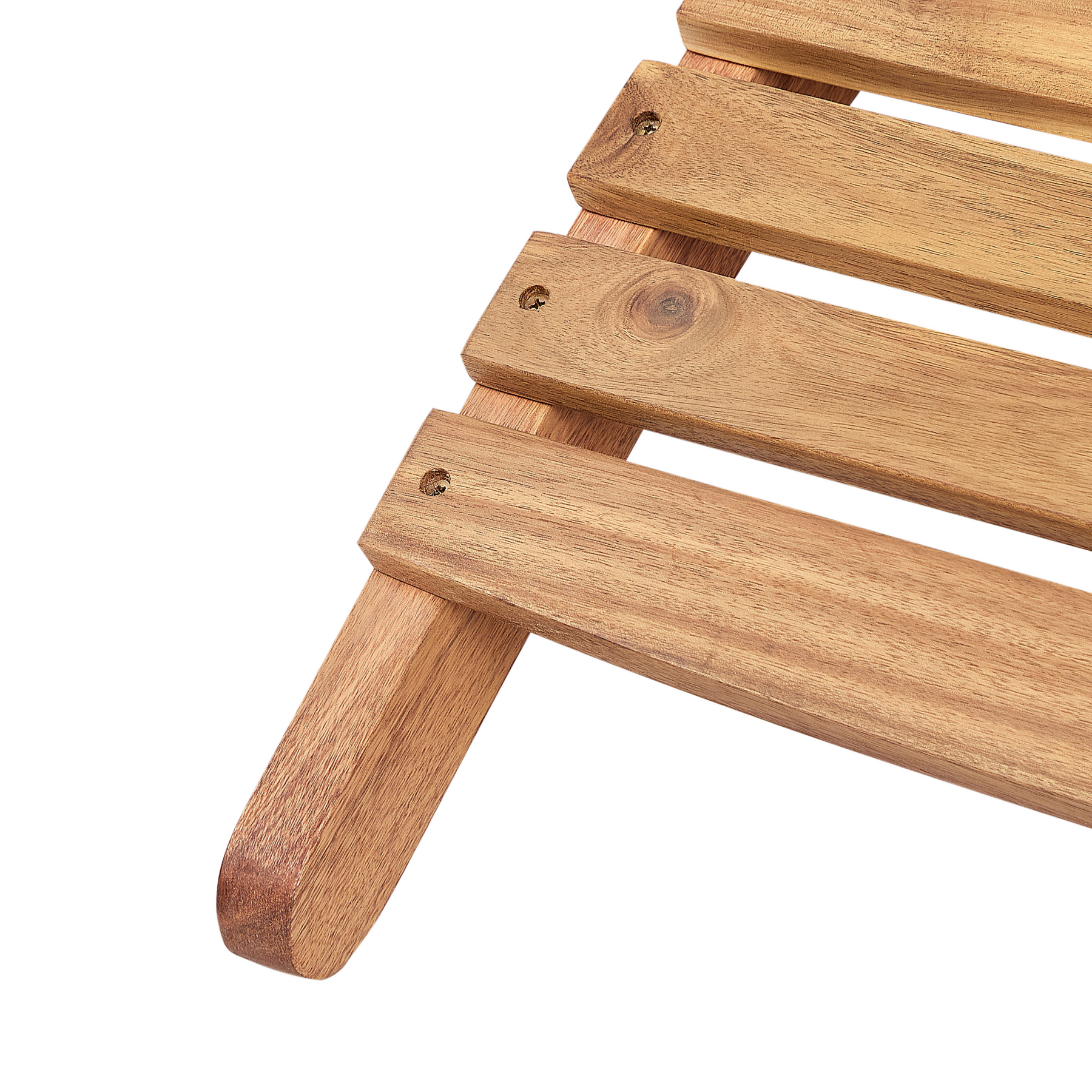 Beliani - LUINO - Ligstoel - Grijs - Hout