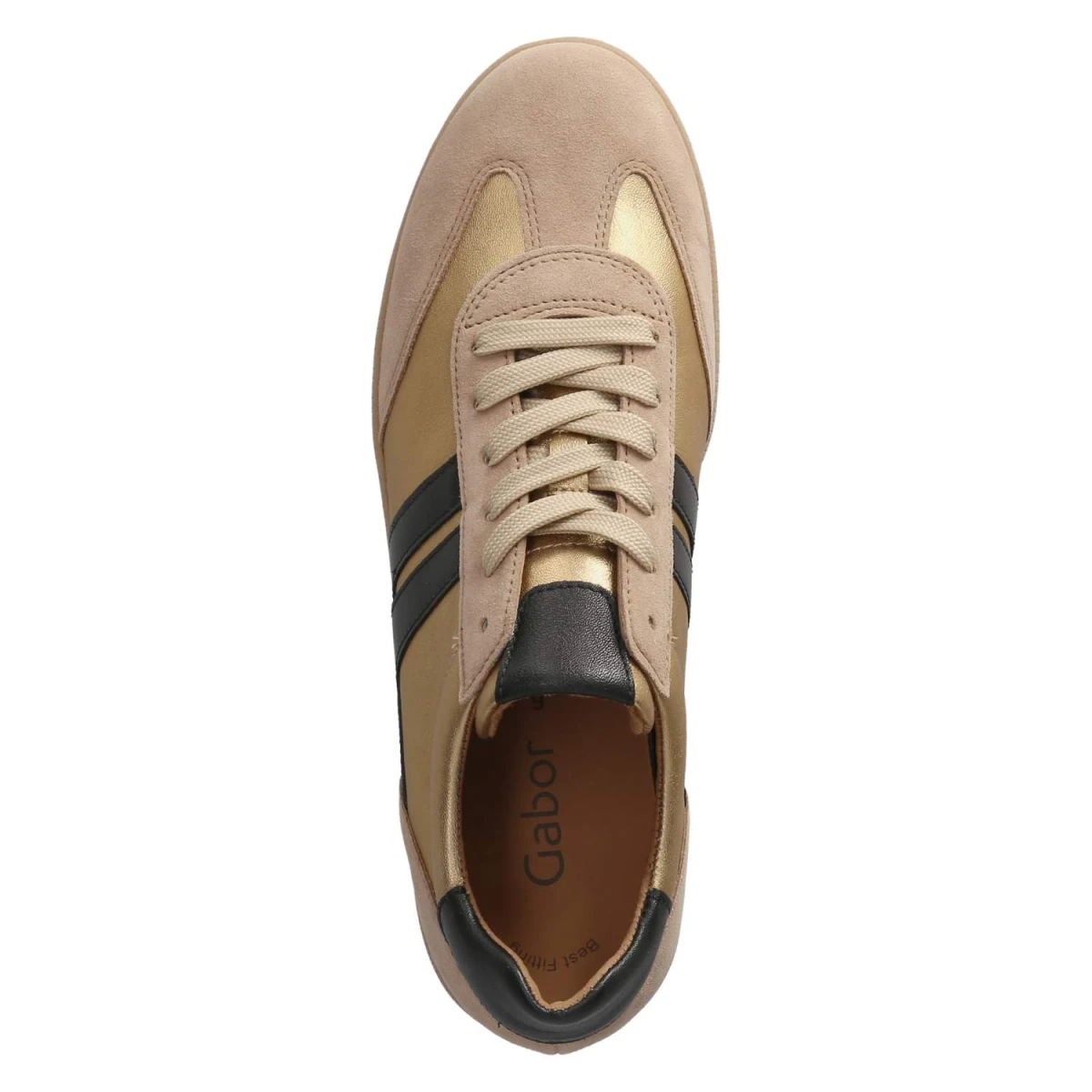 GaborLow Sneaker - caramel/gold/schw.