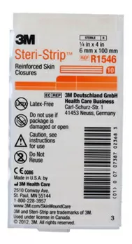 Steri-strip 1546R - 6 x 100 mm - 10 stk.