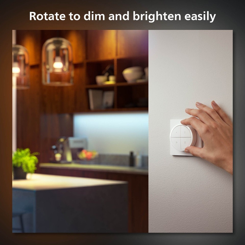 Philips Hue - 2x Tap Dial switch EU White - Bundle