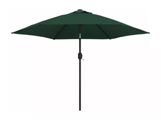Parasol vert 3 m mât en acier