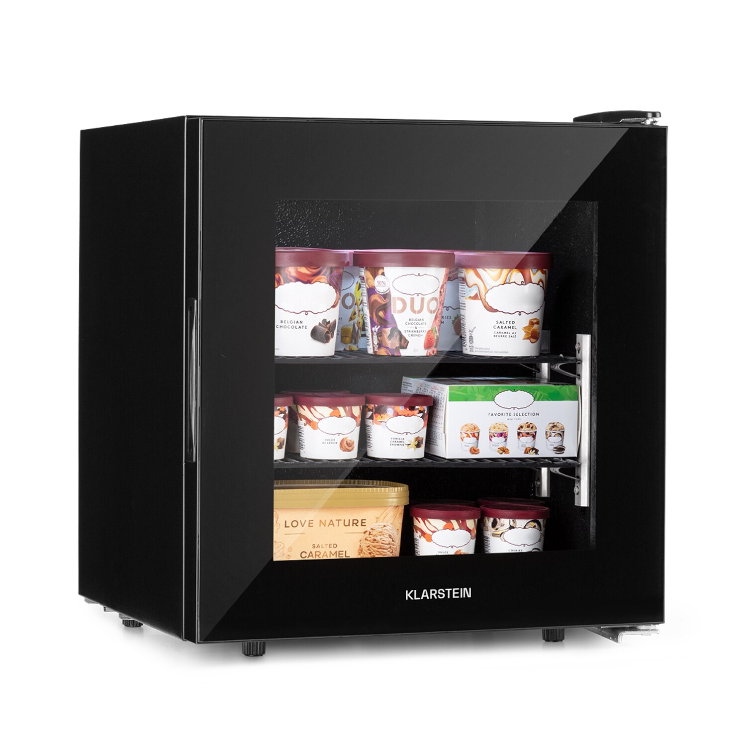 IceAge 36 Gefrierschrank 36 Liter EEK E 2 Etagen Thermostat Glasfront