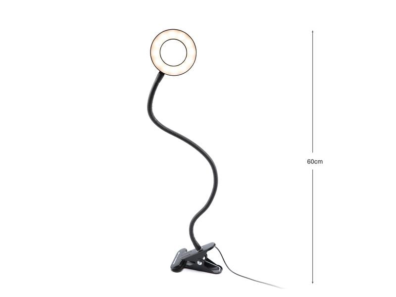 Rio LED Ring Light Beauty Station Schwarz Ringlicht