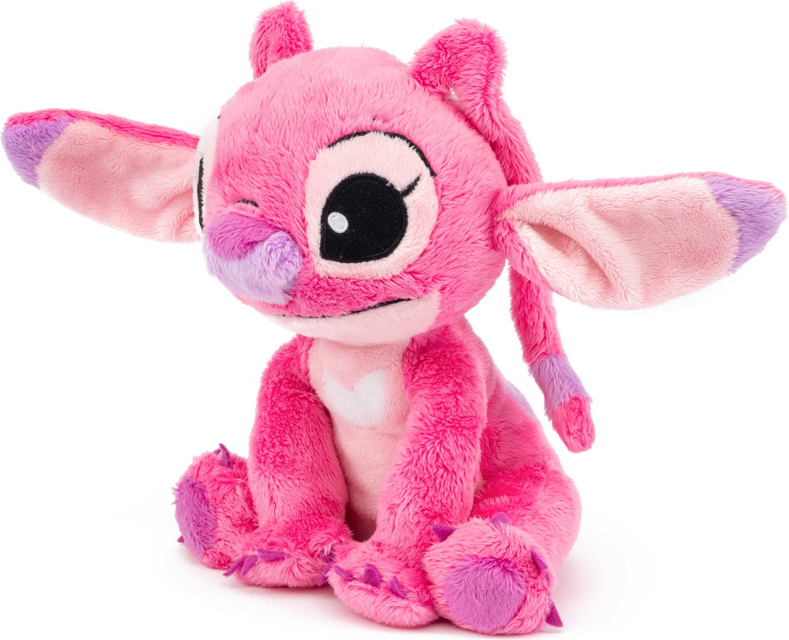 Disney knuffel roze Angel 10 x 13 x 25 cm