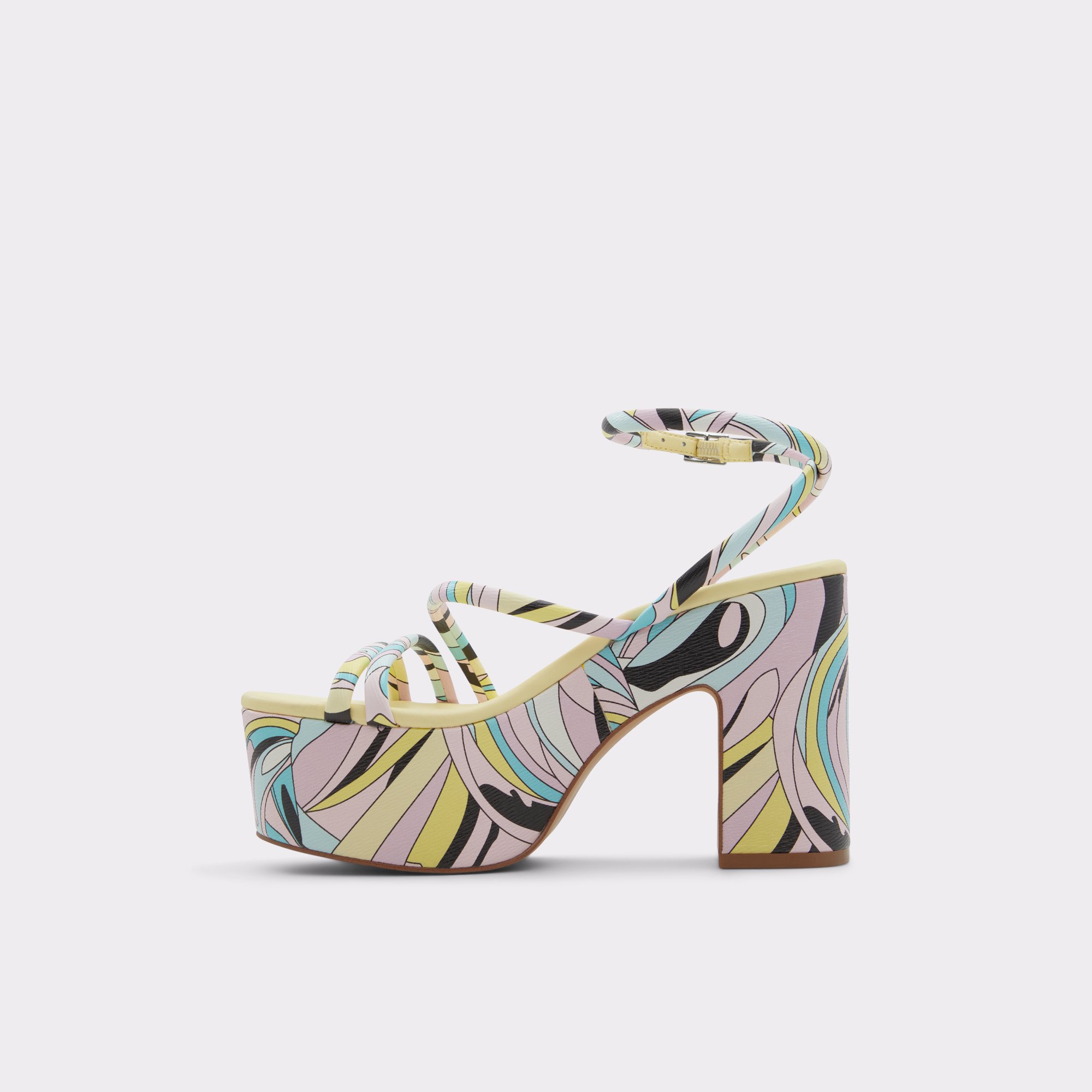 Jhansi Pastel Multi Women Strappy Sandals