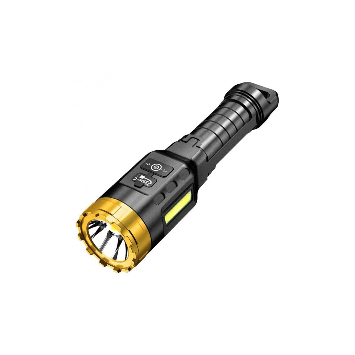 Kraftig LED-lommelykt for camping