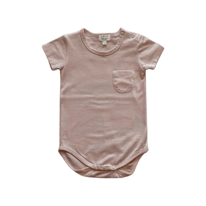 The Simple Folk Body Manches Courtes | Vieux Rose