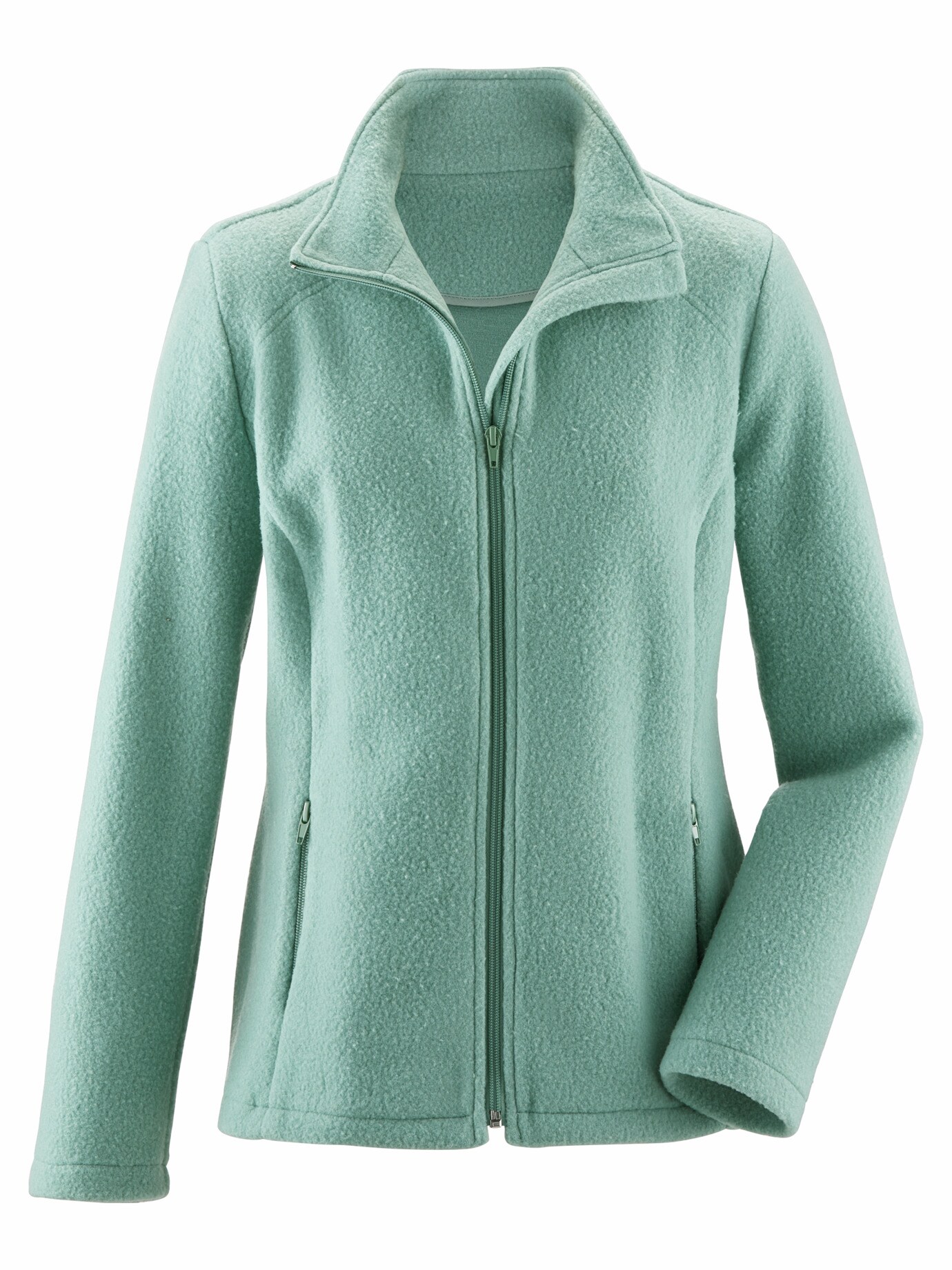 Wollfleece-Jacke