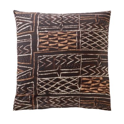 Linge de lit double face motif africain - BECQUET CRÉATION