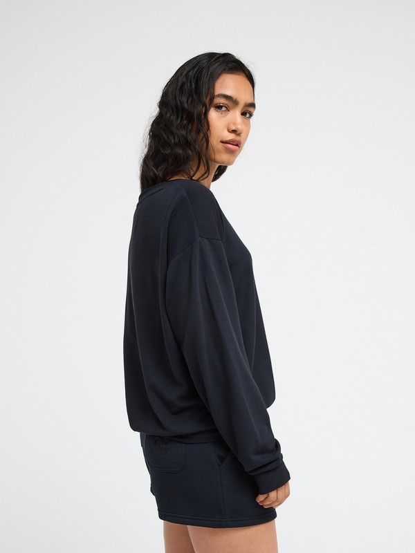 Surfing By Moonlight Sweat doux et confortable Noir Femme