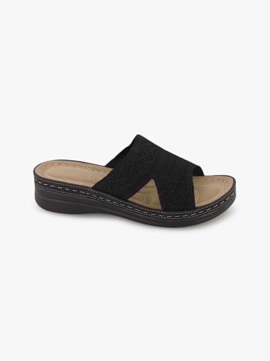 Casa mia Pantolette Schwarz