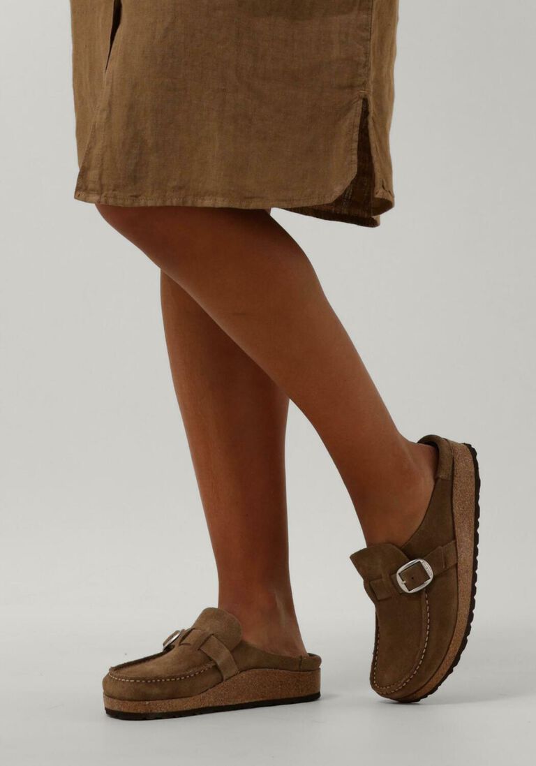 BIRKENSTOCK taupe birkenstock instappers buckley dames