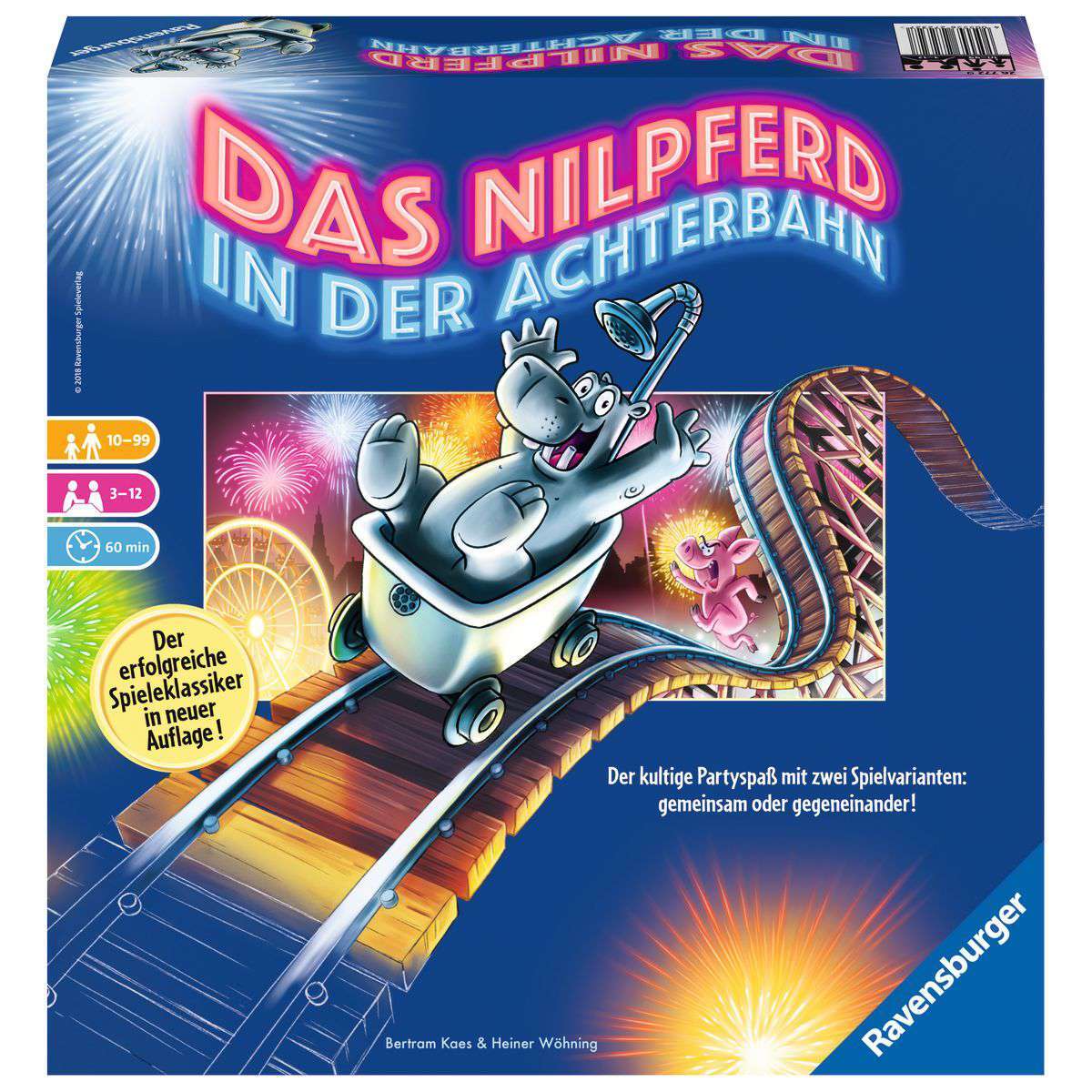 Ravensburger Spiel Das Nilpferd in der Achterbahn