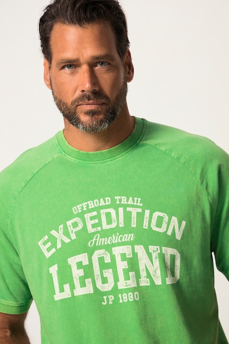T-Shirt, Halbarm, Vintage Look, Legend, Rundhals, bis 8 XL