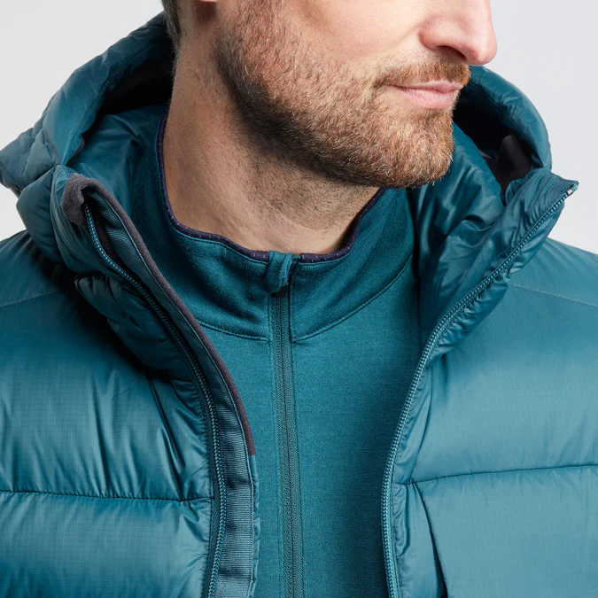 Decathlon Forclaz - Jaqueta Forclaz masculina para montanhismo e mochilão, acolchoada e com capuz - MT500 - -10°C