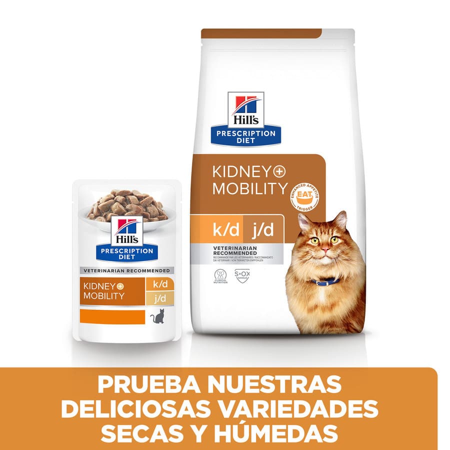 Hill's Prescription Diet k/d + Mobility j/d Frango sobre para gatos