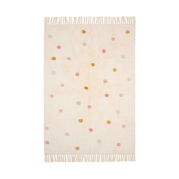 Little Dutch Vloerkleed - Dot Mixed - 120 x 170 cm - Blue
