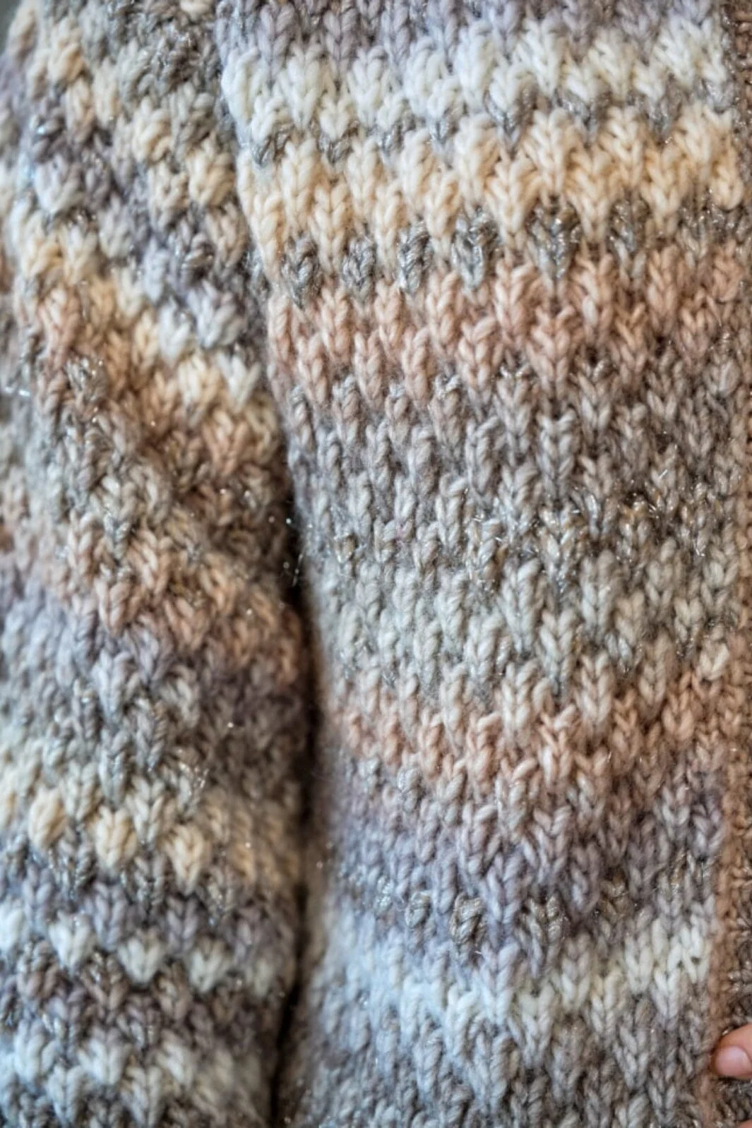 Noella Gio Cardigan sand mix lurex