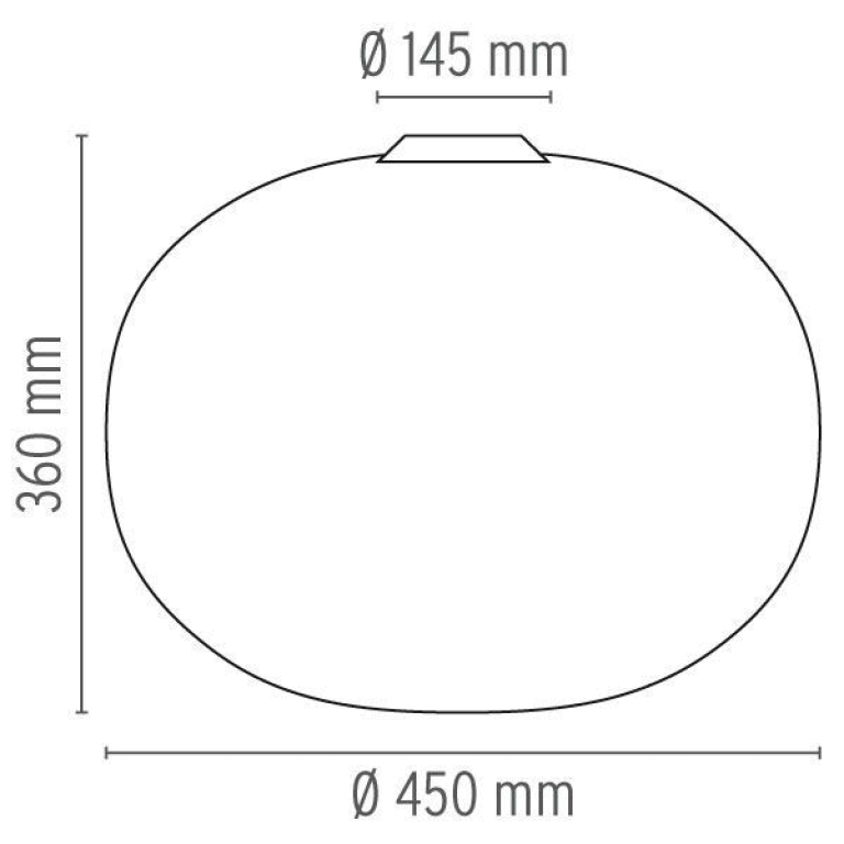 Flos Glo-Ball C2 plafondlamp Ø45