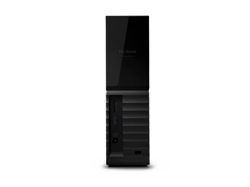 WD My Book WDBBGB0080HBK - Harddisk - krypteret - 8 TB - ekstern (stationær) - USB 3.0 - 256-bit AES - sort