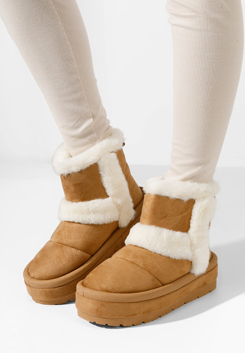 Bottes de neige femme chameau Tarra
